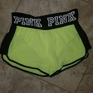 Bright yellow ultimate running shorts